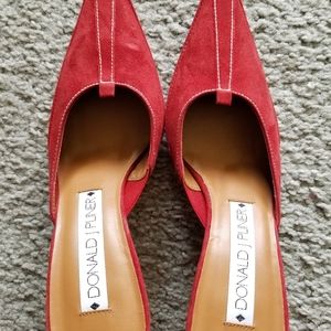 Never used mules, low heel. Never used.